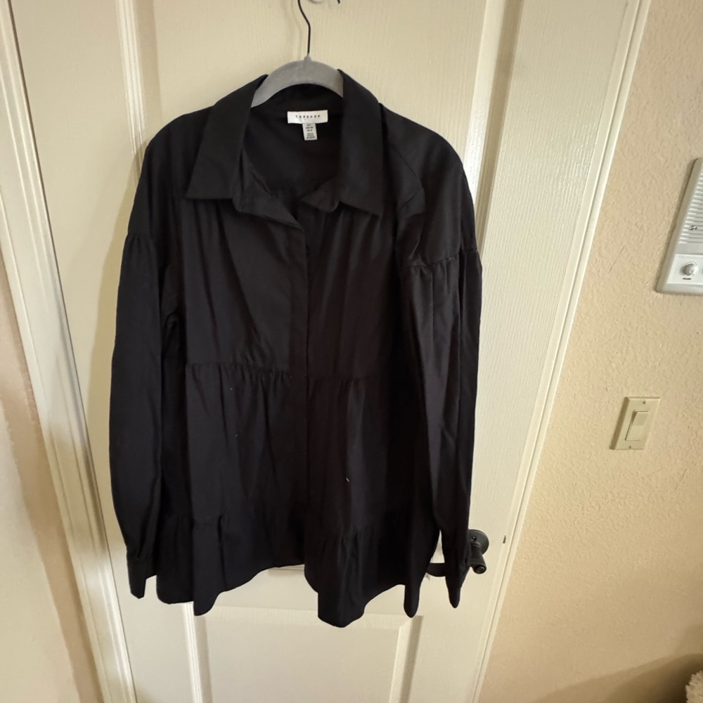 Topshop Black Blazer Classic Suit Jacket